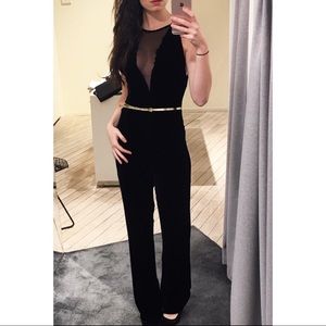 Sandro Velvet Jumpsuit